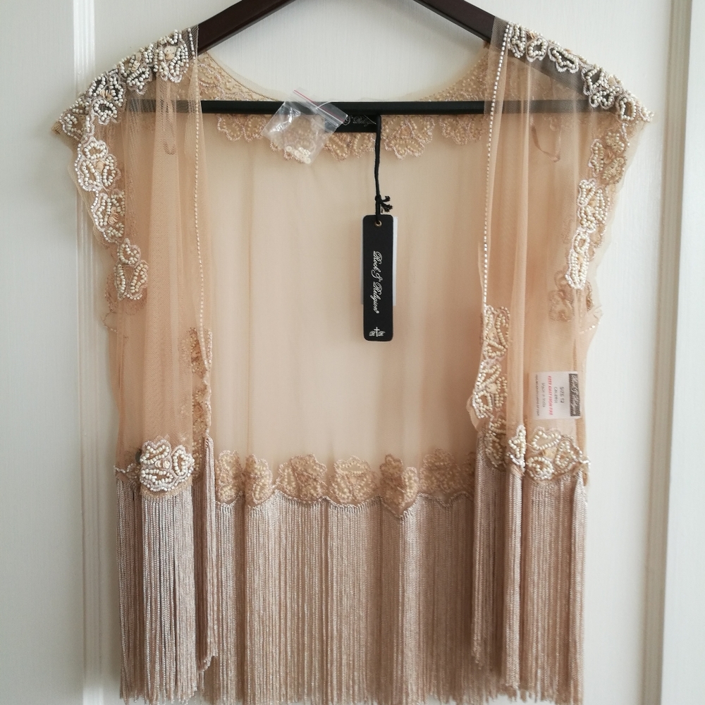 Rock and Religion fringe vest